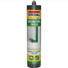 Soudal Decorators Caulk White 300ml