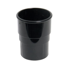 FloPlast Pipe Socket 68mm Black