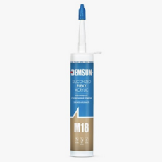 Demsun M18 Siliconised Flexy Acrylic Sealant - White