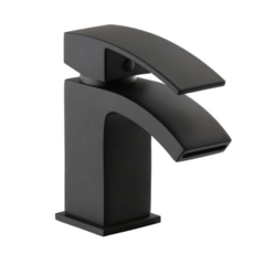 Fiuto Nero Mono Basin Mixer Full Black