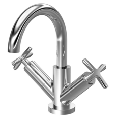 Kartell Aztec Mono Basin Mixer with Push Waste