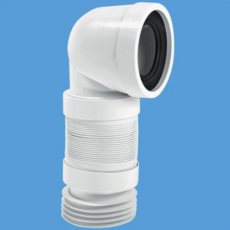 Mcalpine Flexible 90Deg Bent Pan Connector Wc- Con8F