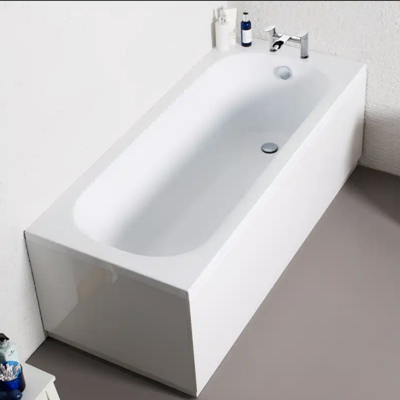 Kartell 1700 X 700Mm Single Ended Bath With Leg Set