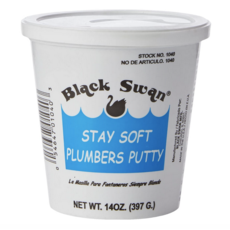 Black Swan Stay Soft Plumbers Putty - 14oz