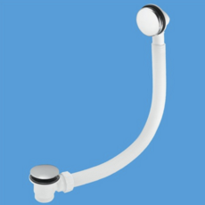 Mcalpine Spring Loaded Bath Waste With Overflow