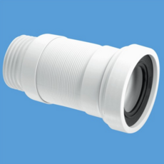 Mcalpine 3.5" Outlet Straight Flexi Pan Connector Wc-F18S