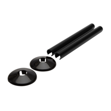 Talon Snappit Pipe Cover & Collar Black 200Mm