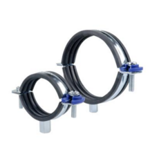 Rubber Lined Clip With Blue Lock - 40Mm-43Mm
