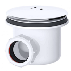 Viva Sanitary 40mm High Flow Shower Waste & Trap - Chrome