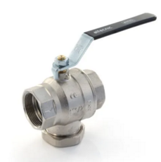 Filter Ball Valve - 1.1/2" Pf Black Lever Handle