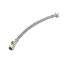 Flexible Tap Connector - 15Mm X 1/2'' X 500Mm With Iso Valve