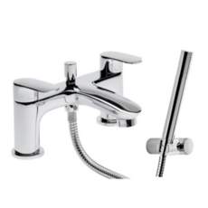 Tavistock Avid Deck Mounted Bath Shower Mixer - Chrome