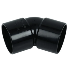 Solvent Weld Waste 50Mm 135Deg Knuckle - Black