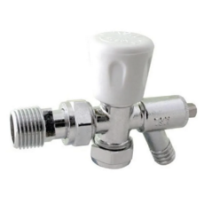 15mm Pioneer 2 Angled Radiator Valve