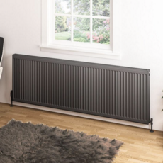 Type 22 Double Panel Rad Anthracite - 600 X 1400mm