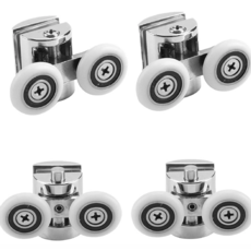 26mm Showers Doors Wheel Rollers (2 Top + 2 Bottom)