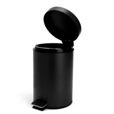 3 Litre Bathroom Pedal Bin - Black