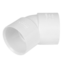 Solvent Weld Waste 50Mm 135Deg Knuckle - White
