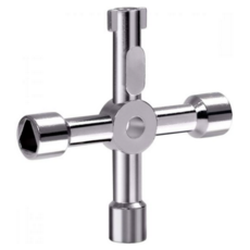 Hinton 4 Way Key - Chrome