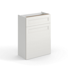 Ellis Kensington Slimline Unit 600 x 200 x 820mm - White