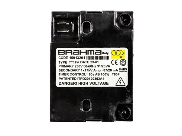 Brahma Tt1F Transformer 230V 4Mm Push On 15913200