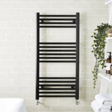 K-Rad Towel Rail Black - 600 x 100mm