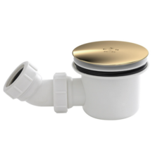 90mm Fast Flow Waste - Brushed Brass 90mm Fast Flow Waste - Brushed Brass