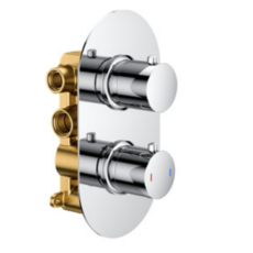 Bewl Double Outlet Two Control Concealed Thermo Valve