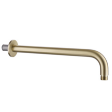 Bewl Round Shower Arm - Brushed Brass