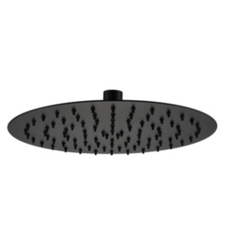 Bewl Round Slim Shower Head 250mm - Black