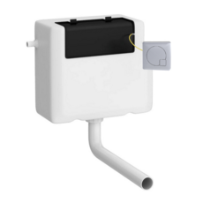 Universal Access Cistern & Chrome Square Flush Plate