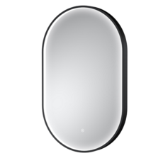 Columba Black Inset Frame LED Mirror - 800mm x 500mm