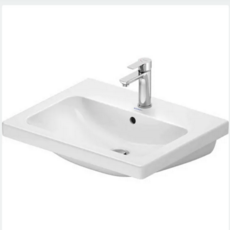 Duravit D-Code Washbasin 600mm - White High Gloss