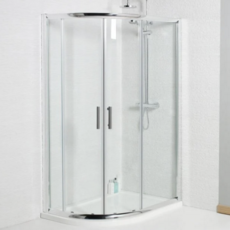 Kartell Koncept Chrome 1200 X 800Mm 2 Door Shower Enclosure
