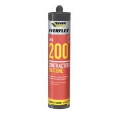 Everbuild Everflex 200 LMA Contractors Silicone - White
