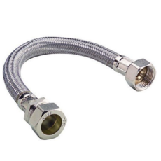 Flexible Tap Connector - 15mm x 1/2'' x 150mm