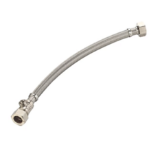 Flexible Tap Connector - 15mm x 3/4'' x 500mm With Iso Valve