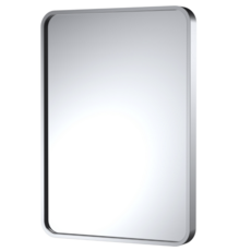 Polished Chrome Frame Recessed Mirror - 700 x 500mm