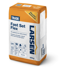 Larsen Trade FastSet Adhesive White 20Kg (Orange)
