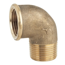 Brass Elbow M X F - 1/4"