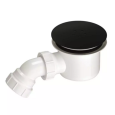 Matt Black Standard 90mm Shower Tray Waste