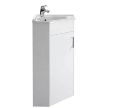 Mayford Floor Standing Single Door Corner Vanity Unit Basin