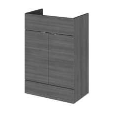 Fusion Fitted Floor Standing 2 Door Vanity Unit 600mm