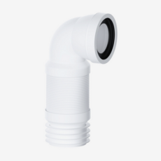 Viva Sanitary 90Deg Flexible Pan Connector