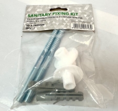 Samac Sanitary Fixing Kit 10 X 140Mm