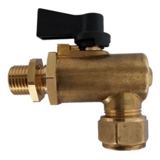 Grant Oil Isolation Valve 1/4" X 10Mm Angled