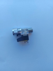 Compression Mini Ball Valve Straight 10Mm X 1/4"  Gas