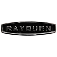 Rayburn badge black R4912