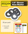 Shower Hose Washer 1/2" Pack of 20
