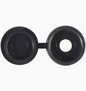 Samac Black Screw Caps (100)